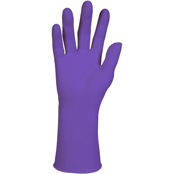 Kimberly-Clark Purple Nitrile-Xtra, Nitrile Exam Gloves, 6 mil Palm, Powder-Free, S, 10 PK (500 CT), Purple KCC50601